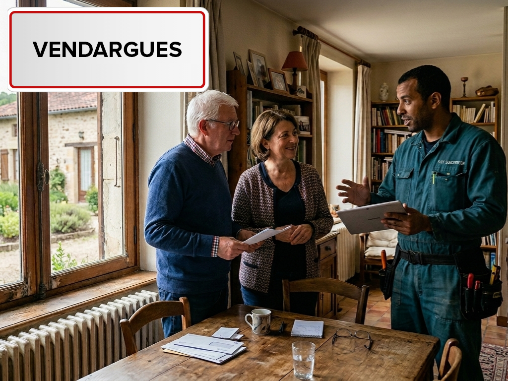 Installation de pompe à chaleur à Vendargues (34740) dans l'Hérault